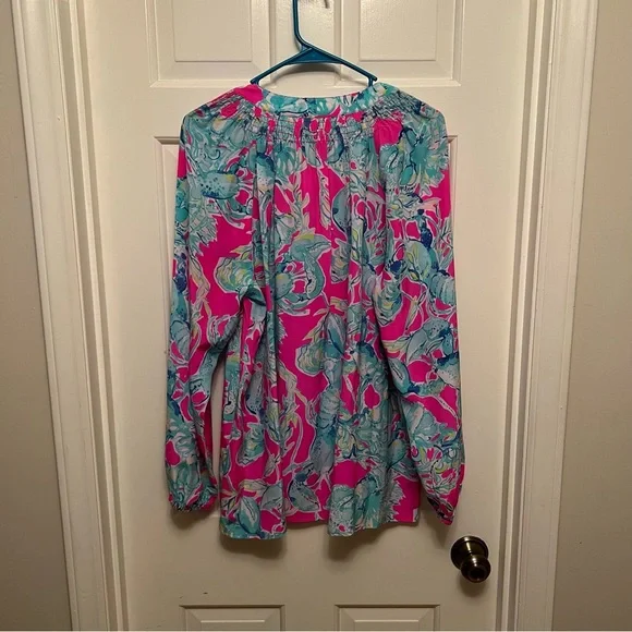 Lilly Pulitzer Lobsters in Love Elsa Top Size XL - Picture 3 of 6
